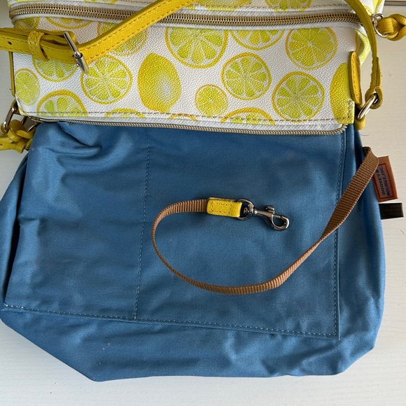 LIKE NEW Dooney & Bourke Citrus Delight Crossbody / Shoulder Bag with strap - Picture 12 of 13